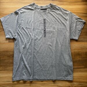 Daniel Patrick Vertical Logo T-Shirt in Gray